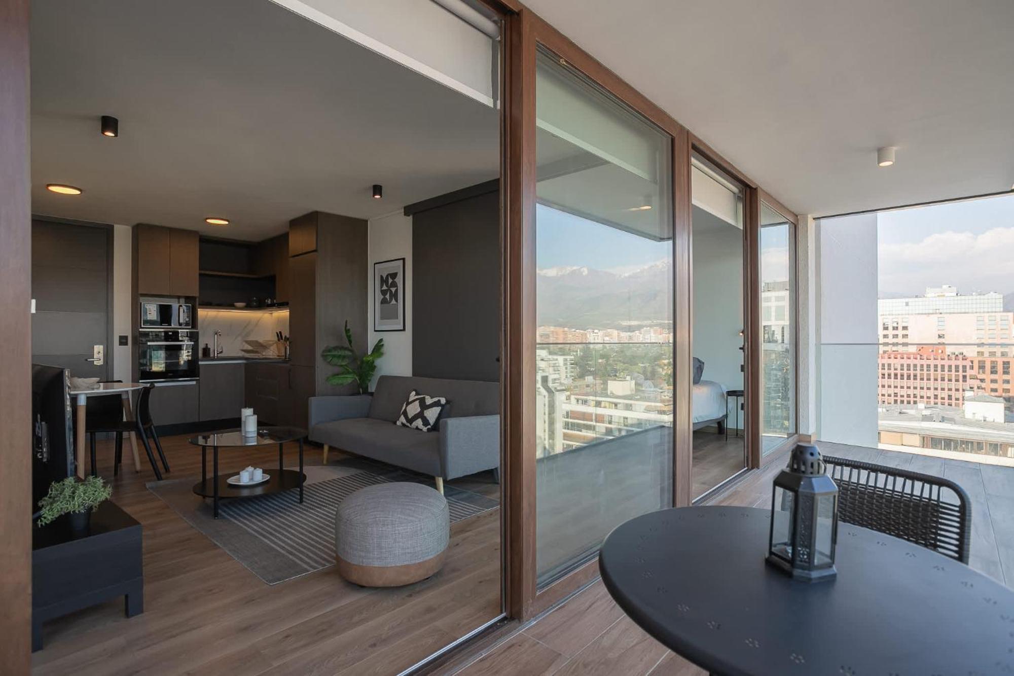Elegancia En Condes 2d2b Con Estilo Appartamento Santiago del Cile